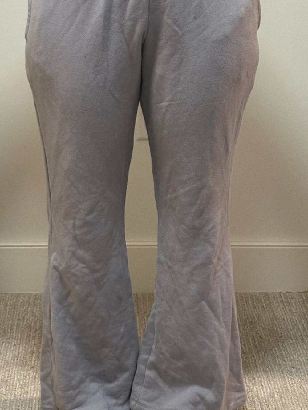 Wild Fable Women's Grey and Purple Joggers-tracksuits